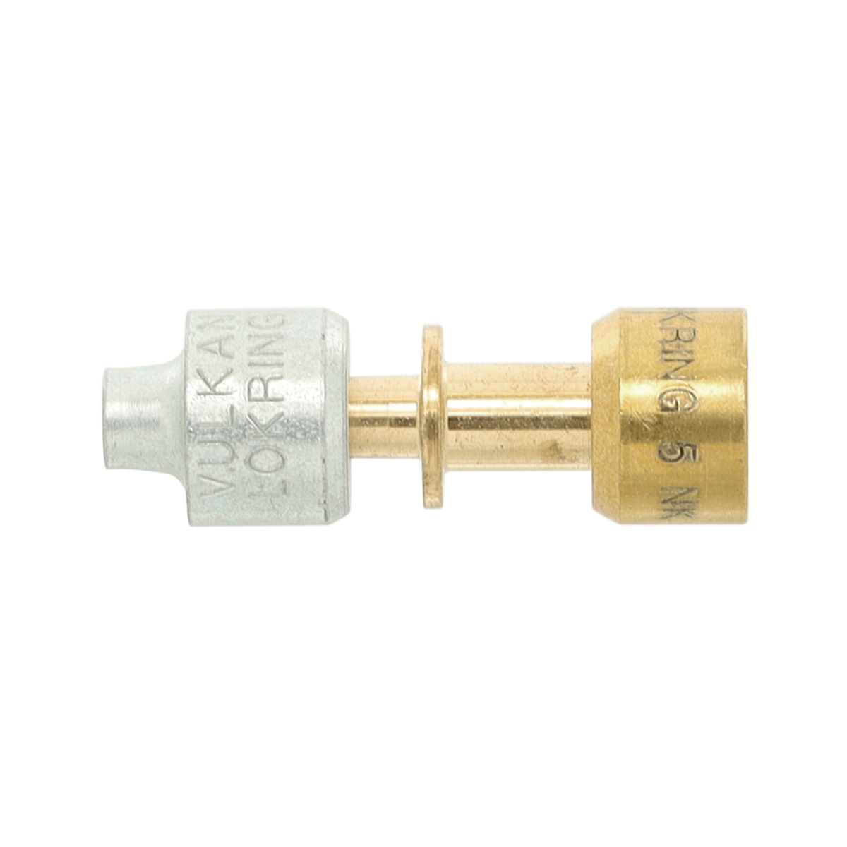 W11504447 - Genuine OEM Whirlpool Refrigerator Lokring Tube Coupler, 5mm - 1.8mm Brass Reducer